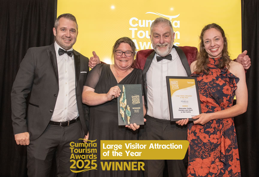 2025 Winner of Large Visitor Attraction of the Year - Cumbria Tourism Awards
